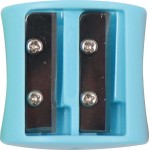 Diakakis imports 2 Holes Sharpener Plastic 35X20x15mm 3Colors THE Littlies 000646952 5205698627675