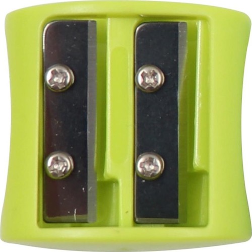Diakakis imports 2 Holes Sharpener Plastic 35X20x15mm 3Colors THE Littlies 000646952 5205698627675