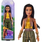 Mattel Disney Princess Raya Fashion Doll, New For 2023, Sparkling Look With Black Hair, Brown Eyes And Accessories HLW02 / HLX22
