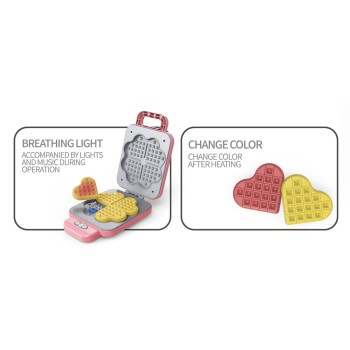 Toys-shop Choice Children's Waffle Iron With Sound And Pink Lights JU081457 6990323814573