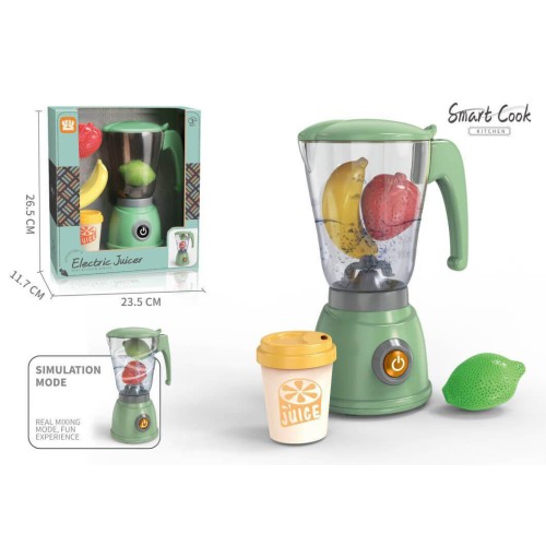 Toys-shop Choice Παιδικό Παιχνίδι Μπλέντερ Με Φρούτα Και Λαχανικά JU081445 6990323814450
