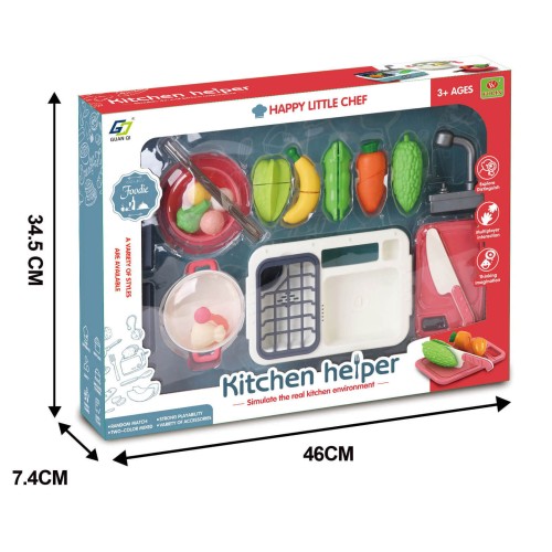Toys-shop Choice Σετ Νεροχύτη Με Τρόφιμα Και Αξεσουάρ JU086933 6990323869337