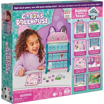 Spin Master Gabbys Dollhouse 8 Παιχνίδια Με Την Γκαμπι Επιτραπέζιο Παιχνίδι 6065857 778988443361