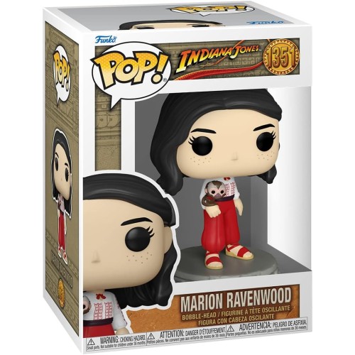 Funko Pop! Indiana Jones - Marion Ravenwood 1351 Bobble-Head Vinyl Figure 59260 889698592604