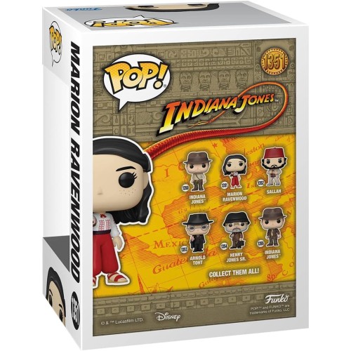 Funko Pop! Indiana Jones - Marion Ravenwood 1351 Bobble-Head Vinyl Figure 59260 889698592604