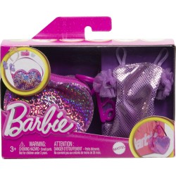 Mattel Deluxe Clip-On Bag With Birthday Outfit And Five Themed Accessories For Barbie Dolls HJT42 / HJT45 194735093915