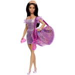 Mattel Deluxe Clip-On Μωβ Τσάντα Με Μωβ Φόρεμα Και Πέντε Θεματικά Αξεσουάρ Για Κούκλες Barbie HJT42 / HJT45 194735093915