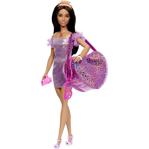 Mattel Deluxe Clip-On Bag With Birthday Outfit And Five Themed Accessories For Barbie Dolls HJT42 / HJT45 194735093915