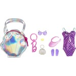 Mattel Deluxe Clip-On Τσάντα Παραλίας Με Μαγιό Και Πέντε Θεματικά Αξεσουάρ Για Κούκλες Barbie HJT42 / HJT43 194735094196