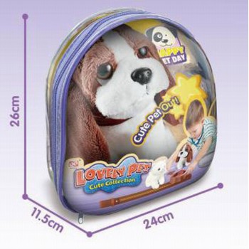 Toys-shop Choice Lovely Pet Σκυλάκι Με Αξεσουάρ Σε Τσάντα Set 11Pcs Cute Collection JU087227 6990323872276