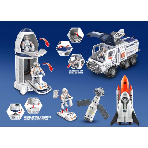 Toys-shop Choice Space Toys Διαστημικός Σταθμός Με Οχήματα JZ097221 6990323972211