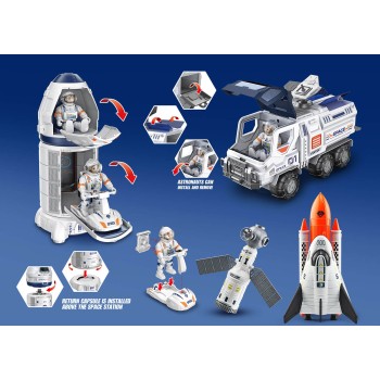 Toys-shop Choice Space Toys Διαστημικός Σταθμός Με Οχήματα JZ097221 6990323972211