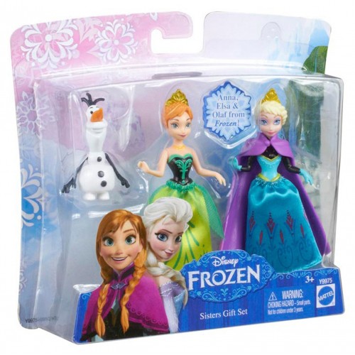 Mattel Disney Frozen Mini Έλσα, Άννα And Όλαφ - Σετ Y9975 746775264154