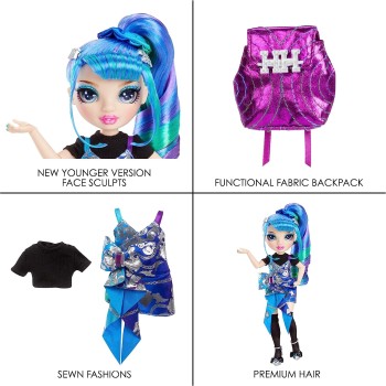 MGA Entertainment Rainbow Junior High Special Edition - Holly De-Vious - 22,86Cm Blue 590439EUC 035051590439