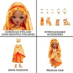MGA Entertainment Rainbow High - Meena Fleur - Saffron Gold Fashion Doll 578284EUCG 035051578284