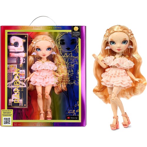 MGA Entertainment Rainbow High Doll - Victoria Whitman (Light Pink) 583134EUC 035051583134