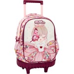 Diakakis imports Butterfly Girl Elementary School Trolley Bag 3 Compartments 000585019 5205698599897
