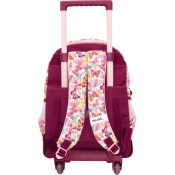 Diakakis imports Butterfly Girl Elementary School Trolley Bag 3 Compartments 000585019 5205698599897