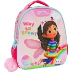 Diakakis imports Gabbys Dollhouse Way To Grow  2 Pouch Toddler School Backpack 000574003 5205698616365