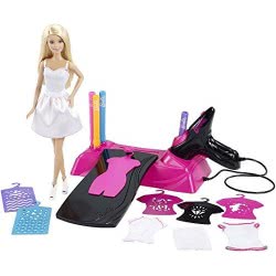 Mattel Barbie Μαγικός Αερογράφος Με Κούκλα CMM85 887961161106