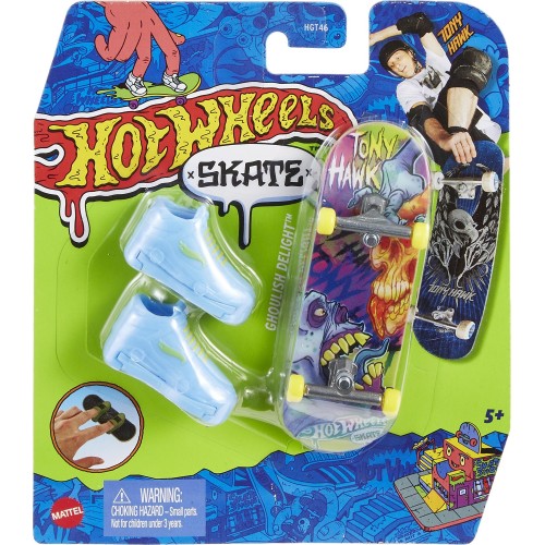 Mattel Hot Wheels Skates Fingerboard Skate Και Παπούτσια Tony Hawk HGT46 / HNG45 194735139941