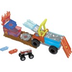 Mattel Hot Wheels Monster Trucks Lightning Play Set With Fire Extinguisher HPN73 194735164349