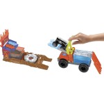 Mattel Hot Wheels Σετ Παιχνιδιού Χρωμοκεραυνών Monster Trucks Με Πυροσβεστικό HPN73 194735164349