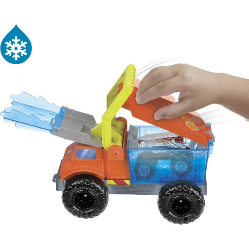 Mattel Hot Wheels Σετ Παιχνιδιού Χρωμοκεραυνών Monster Trucks Με Πυροσβεστικό HPN73 194735164349