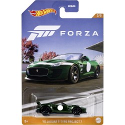 Mattel Hot Wheels Αυτοκινητάκια - Αυτοκινητοβιομηχανίες - Forza 15 Jaguar F-Type Project 7 HMV71 / HLK27 194735113347