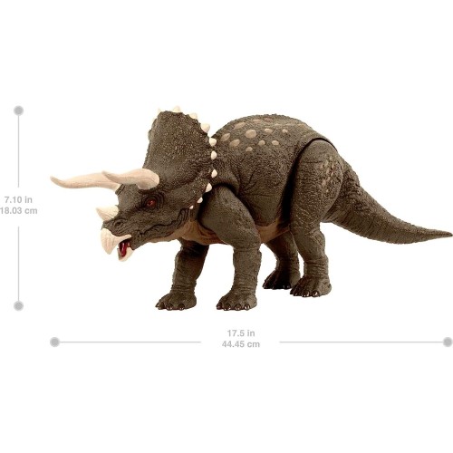 Mattel Jurassic World Habitat Defender Τρικεράτωψ Απο Ανακυκλωμένο Πλαστικό HPP88 194735165421