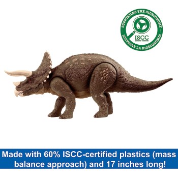 Mattel Jurassic World Habitat Defender Triceratops HPP88 194735165421