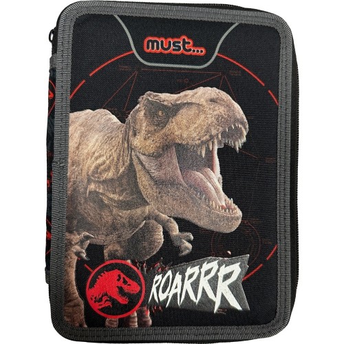 Diakakis imports School Case Double Stuffed Jurassic T-Rex Roarrr 000570900 5205698587740