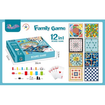 Toys-shop Choice Οικογενειακό Επιτραπέζιο 12Σε1 JK146369 6990323463696