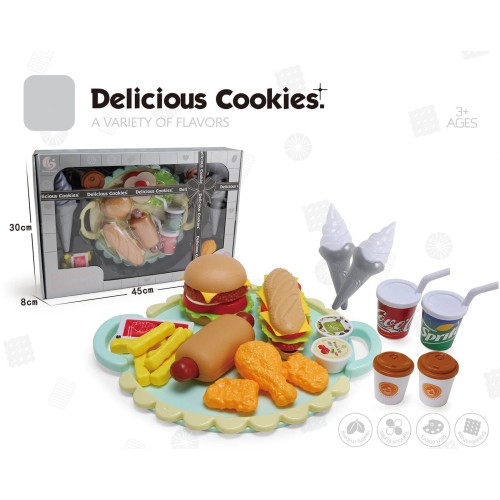Toys-shop Choice Food Serving Tray Set JU086790 6990323867906