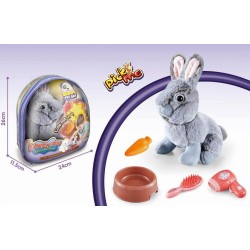 Toys-shop Choice Σετ Λούτρινο Λαγουδάκι Με Αξεσουάρ Σε Τσαντουλα JU087229 6990323872290