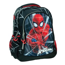 GIM Τσάντα Δημοτικού Οβαλ Spiderman Black City 337-05031 5204549151949