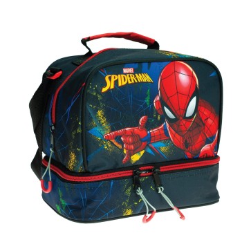 GIM Spiderman Blue Net Food Bag 337-04220 5204549151932