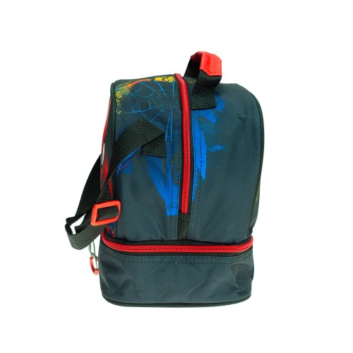 GIM Τσαντάκι Φαγητού Oβαλ Spiderman Blue Net 337-04220 5204549151932