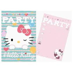 OEM Party Invitation - Hello Kitty (5Pcs.) F03034 8720029030391