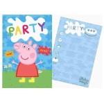 OEM Party Invitation - Peppa Pig (5Pcs.) F03034 8720029030421