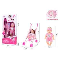 Toys-shop Choice Baby Set With Stroller JO164025 6990323640257