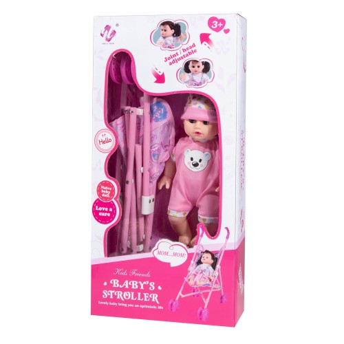 Toys-shop Choice Σετ Μωρο Με Καρότσι JO164025 6990323640257
