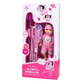 Toys-shop Choice Σετ Μωρο Με Καρότσι JO164025 6990323640257