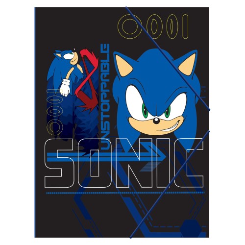GIM Ντοσιέ Λάστιχο A4 Sonic 334-81510 5204549155251