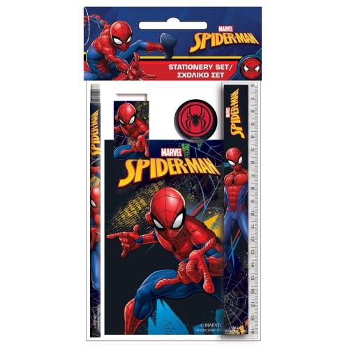 GIM School Set+Spiderman Blocks 337-04755 5204549150997