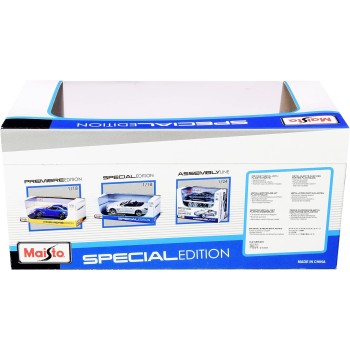 Maisto Bugatti Chiron Yellow And Black 1 24 Diecast Model Car 31514 090159072546