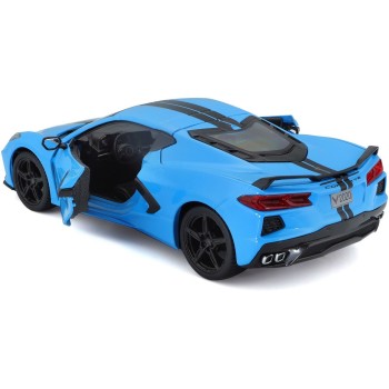 Maisto 2020 C8 Corvette Stingray Blue 31527 090159073178