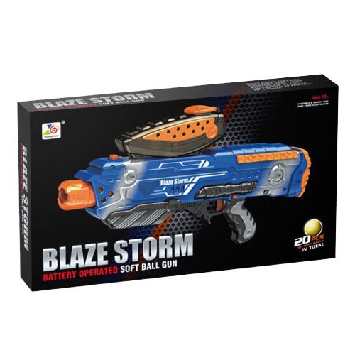 Toys-shop Choice Blaze Storm Όπλο Μπαταρίας  Με 20 Μαλακές Μπάλες JG062864 6990323628644