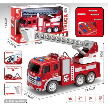 Toys-shop Choice Πυροσβεστικό Όχημα Με Φώτα Και Ήχους JA112745 6990323127451