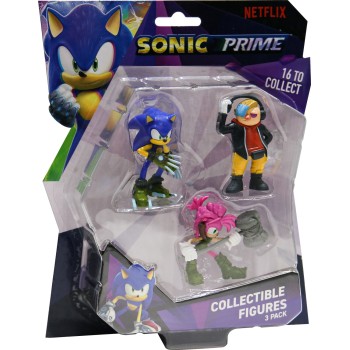 PMI Ltd Sonic Collectible Figure 6.5Cm - 3 Pack (S1) (Random)  SON2020 7290117585351